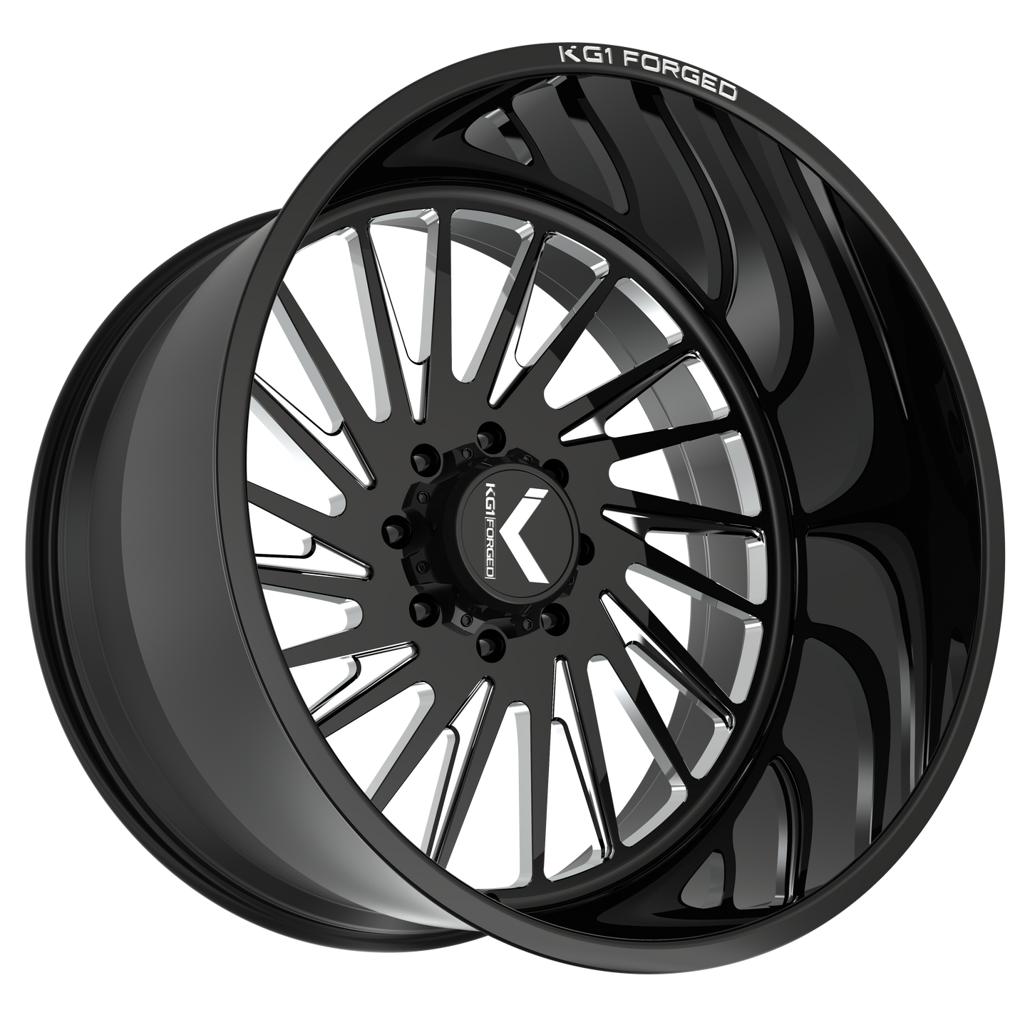 KG1 JAVELIN CUSTOM WHEEL GLOSS BLACK MILLED
