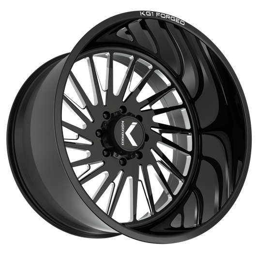 KG1 JAVELIN CUSTOM WHEEL GLOSS BLACK MILLED