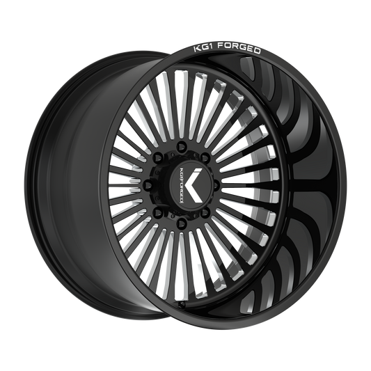 KG1 VEGAS CUSTOM WHEEL GLOSS BLACK MILLED