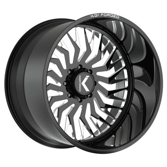 KG1 ELIXIR CUSTOM WHEEL GLOSS BLACK MILLED