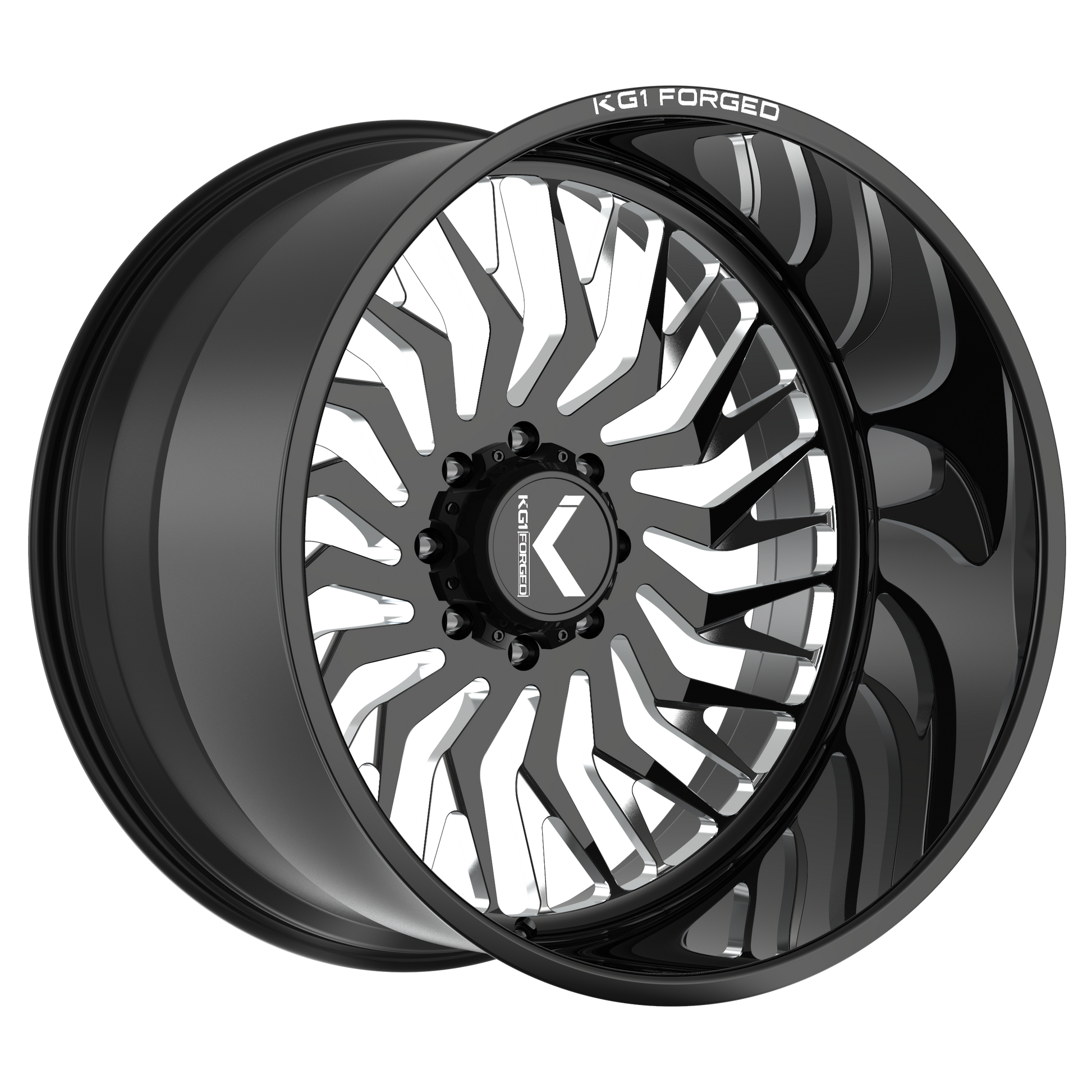 KG1 ELIXIR CUSTOM WHEEL GLOSS BLACK MILLED