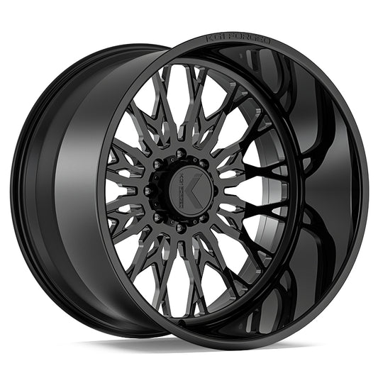 KG1 SPLICE-KF CUSTOM WHEEL GLOSS BLACK
