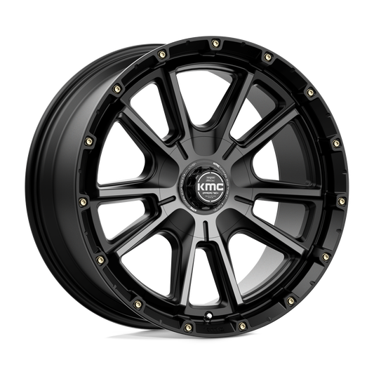 KMC KM100 SYNC SATIN BLACK WITH GRAY TINT