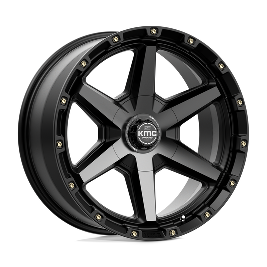 KMC KM101 TEMPO SATIN BLACK WITH GRAY TINT