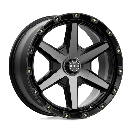 KMC KM101 TEMPO SATIN BLACK WITH GRAY TINT