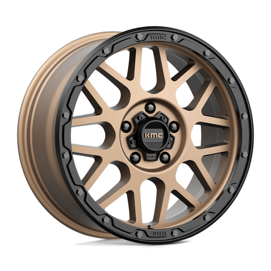 KMC KM535 GRENADE OFF-ROAD MATTE BRONZE MATTE BLACK LIP