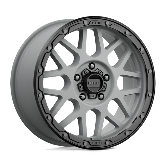 KMC KM535 GRENADE OFF-ROAD MATTE GRAY MATTE BLACK LIP