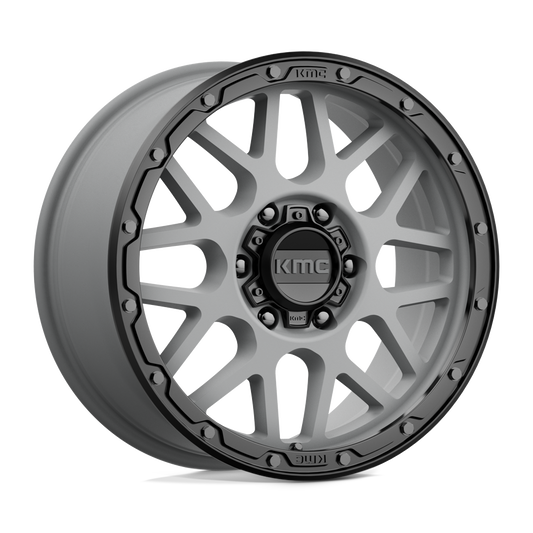 KMC KM535 GRENADE OFF-ROAD MATTE GRAY MATTE BLACK LIP