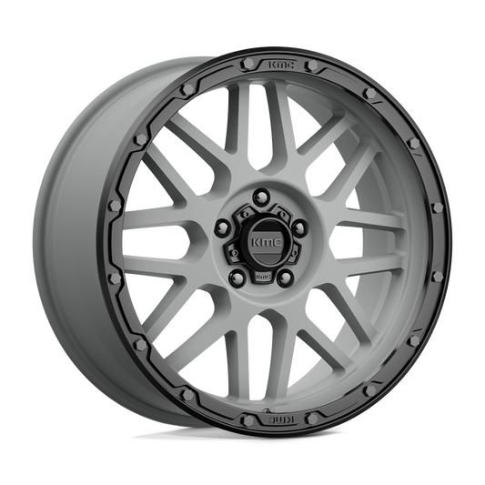 KMC KM535 GRENADE OFF-ROAD MATTE GRAY MATTE BLACK LIP