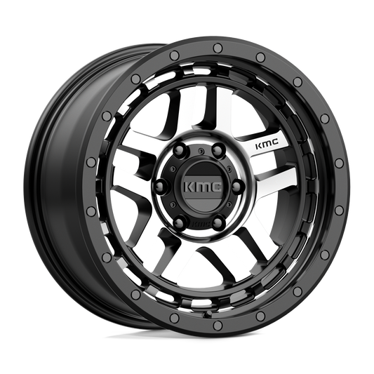 KMC KM540 RECON SATIN BLACK MACHINED