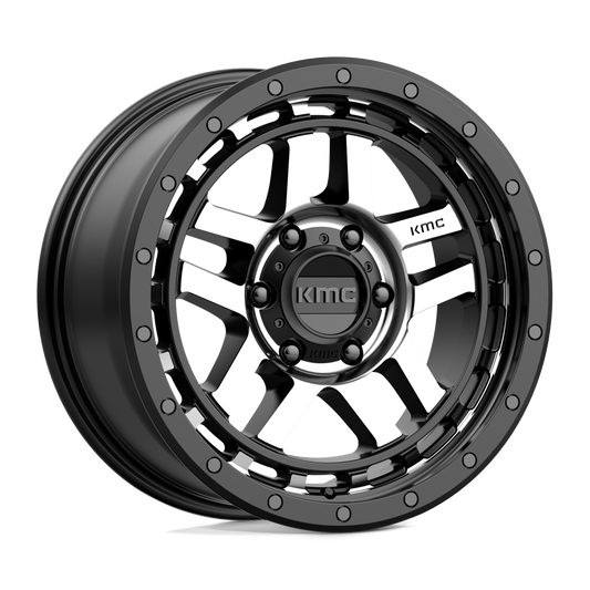 KMC KM540 RECON SATIN BLACK MACHINED