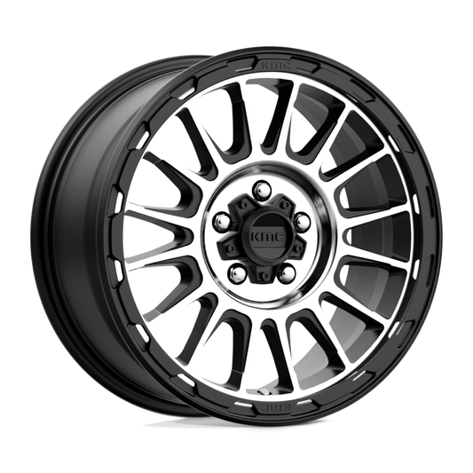 KMC KM542 IMPACT SATIN BLACK MACHINED