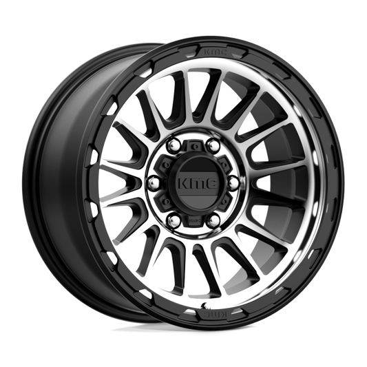 KMC KM542 IMPACT SATIN BLACK MACHINED