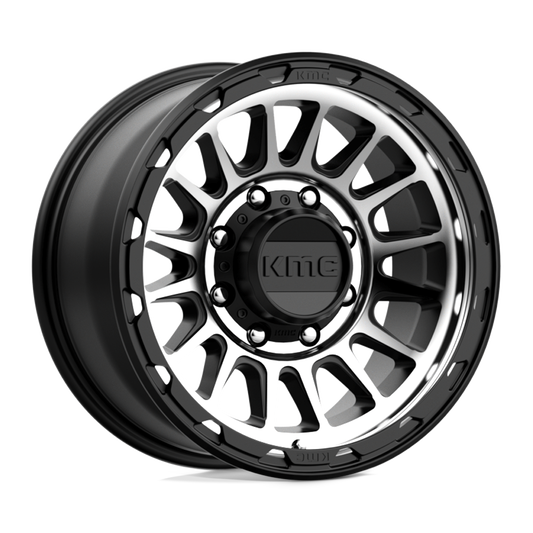 KMC KM542 IMPACT SATIN BLACK MACHINED