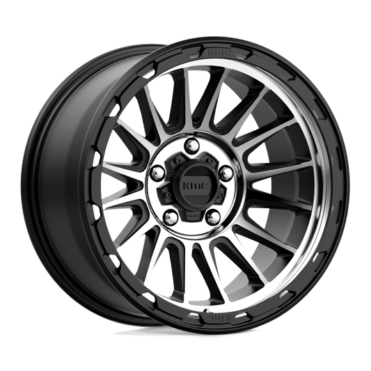 KMC KM542 IMPACT SATIN BLACK MACHINED