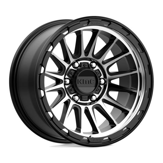 KMC KM542 IMPACT SATIN BLACK MACHINED