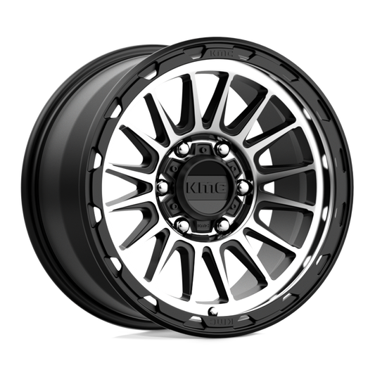 KMC KM542 IMPACT SATIN BLACK MACHINED