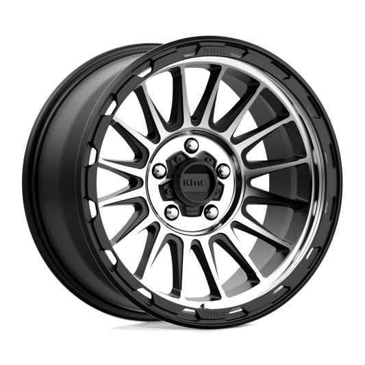 KMC KM542 IMPACT SATIN BLACK MACHINED