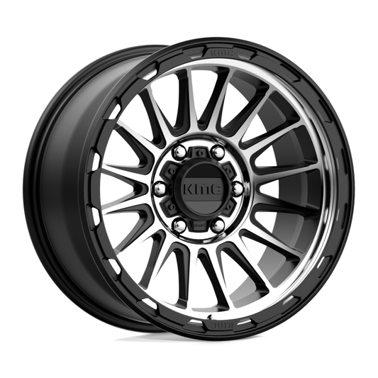 KMC KM542 IMPACT SATIN BLACK MACHINED