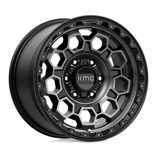 KMC KM545 TREK SATIN BLACK WITH GRAY TINT