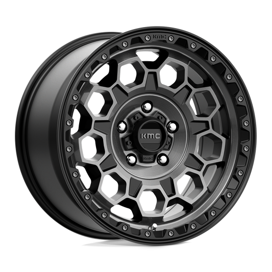 KMC KM545 TREK SATIN BLACK WITH GRAY TINT