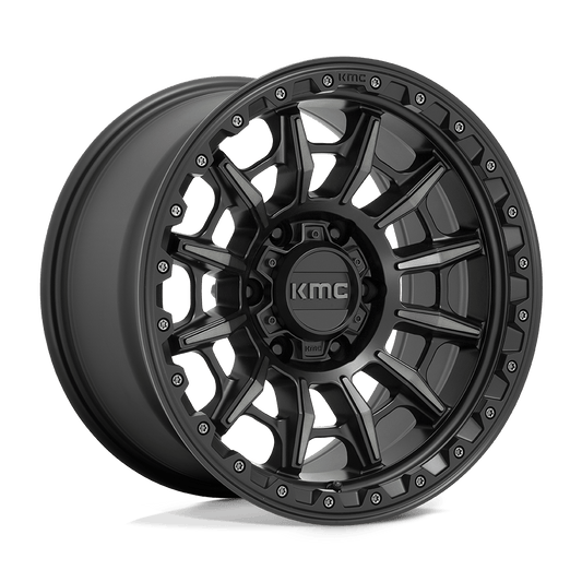 KMC KM547 CARNAGE SATIN BLACK WITH GRAY TINT