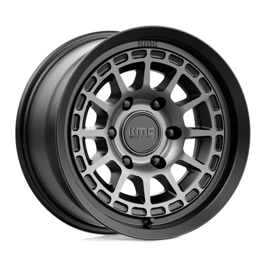 KMC KM719 CANYON SATIN BLACK WITH GRAY TINT