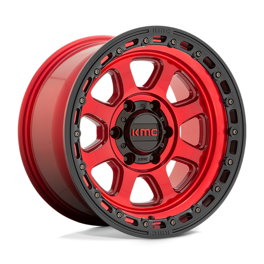 KMC KM548 CHASE CANDY RED WITH BLACK LIP