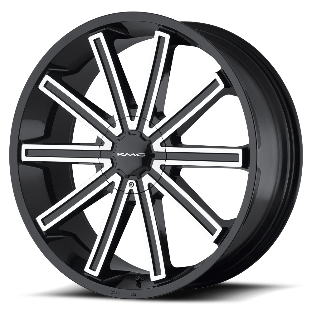 KMC KM681 NERVE GLOSS BLACK MACHINED