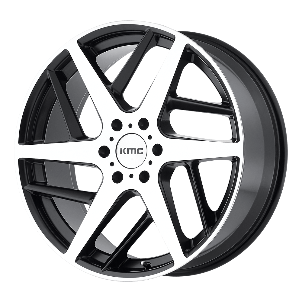 KMC KM699 TWO FACE SATIN BLACK WITH MACHINED FACE
