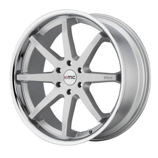 KMC KM715 REVERB BRUSHED SILVER CHROME LIP