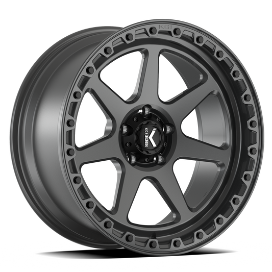 KG1 GASCAN CUSTOM WHEEL MATTE ANTHRACITE BLACK RING