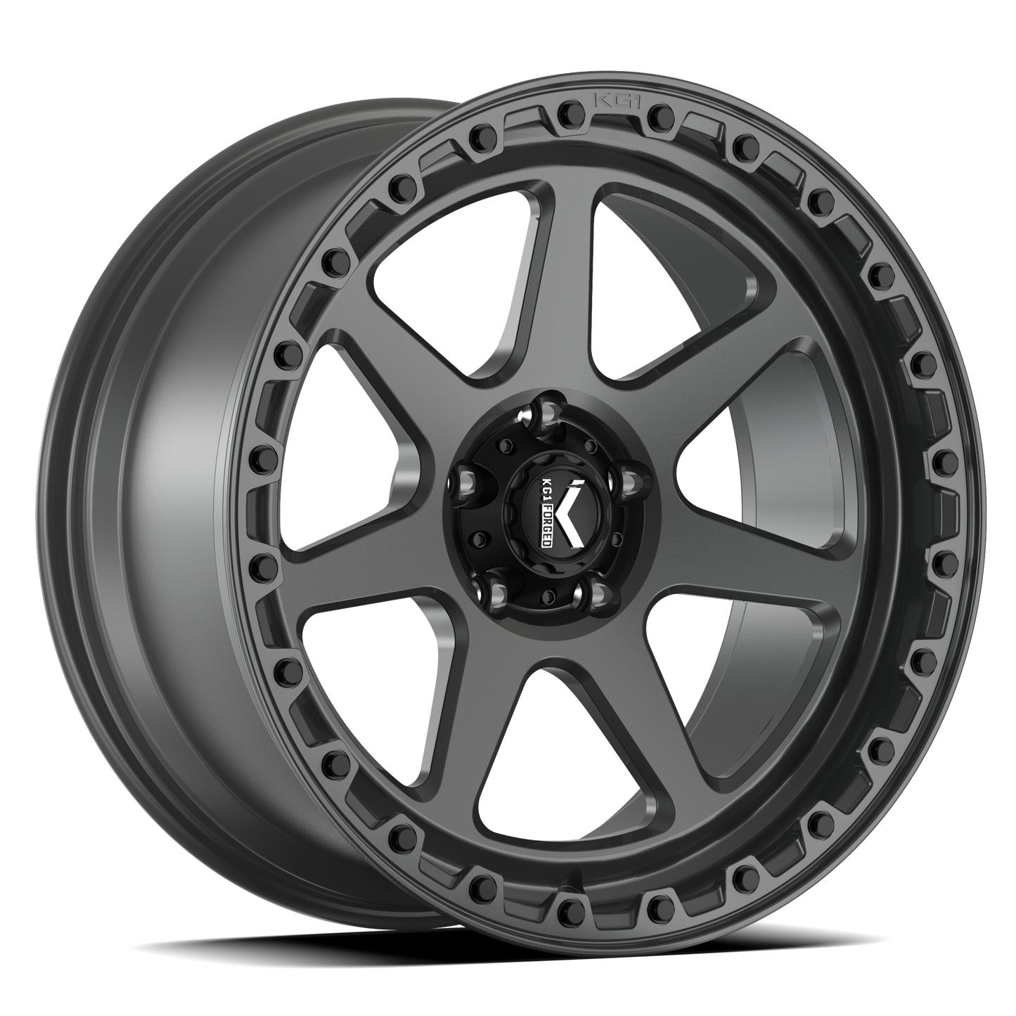 KG1 GASCAN CUSTOM WHEEL SILVER FACE/MACHINED