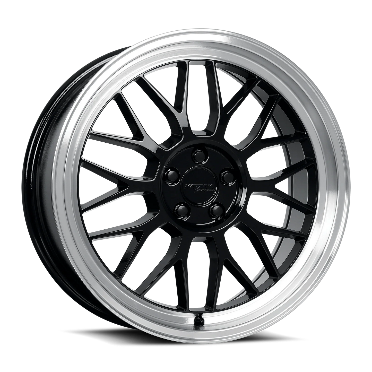 KATANA RACING  KR06 GLOSSY BLACK MACHINED LIP