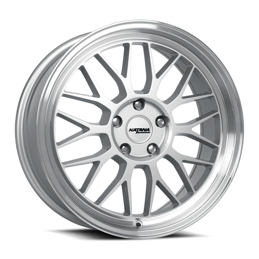 KATANA RACING  KR06 GLOSSY SILVER MACHINE LIP