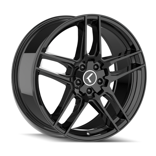 Kraze Converge KR197 Custom Wheel Gloss Black