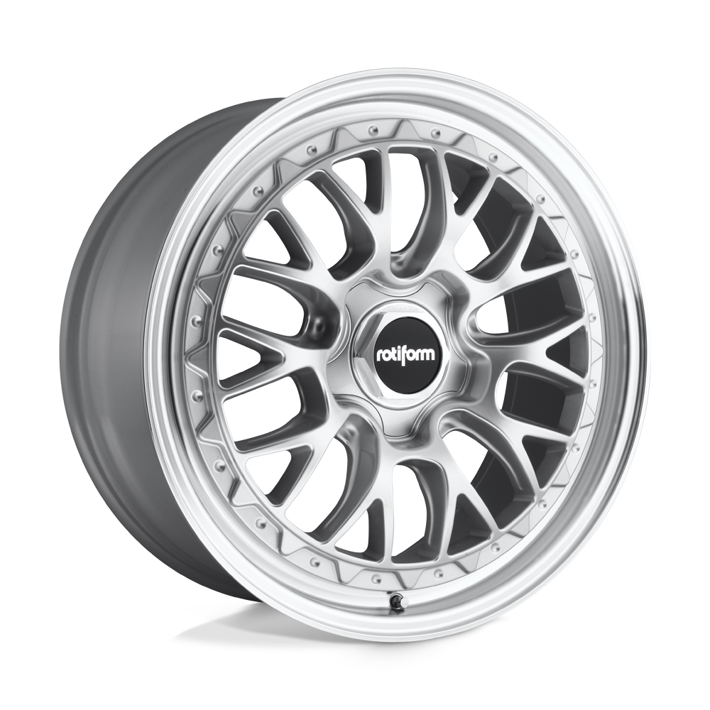 Rotiform R155 LSR GLOSS SILVER MACHINED
