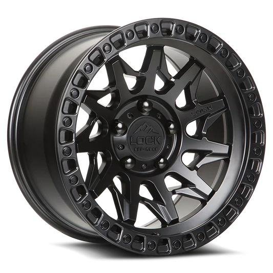 LOCK OFF-ROAD LUNATIC WHEELS MATTE BLACK