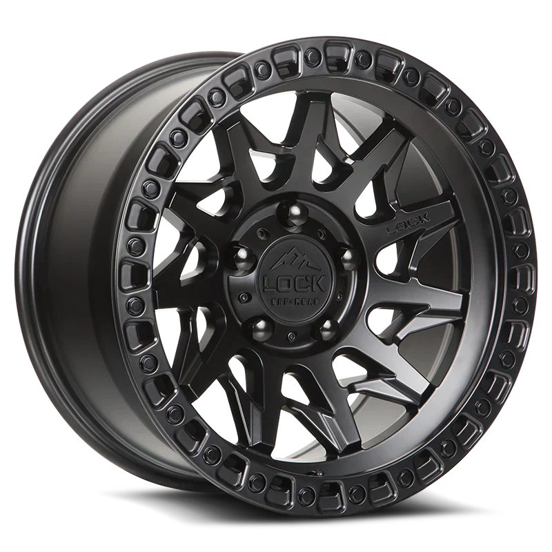 LOCK OFF-ROAD LUNATIC WHEELS MATTE BLACK