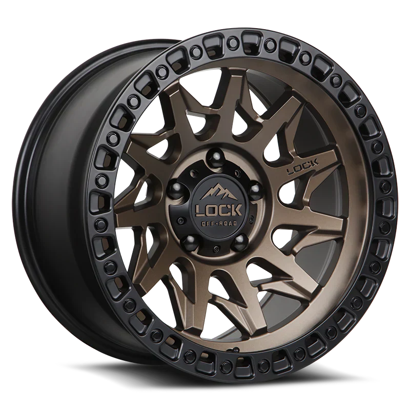 LOCK OFF-ROAD LUNATIC WHEELS BRONZE W/BLACK RING
