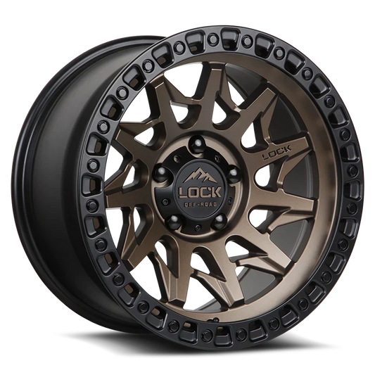 LOCK OFF-ROAD LUNATIC WHEELS BRONZE W/BLACK RING