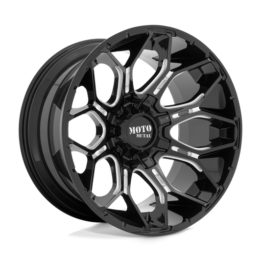 Moto Metal MO808 SNIPER GLOSS BLACK MILLED