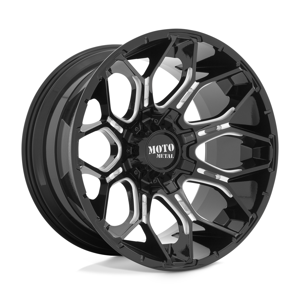 Moto Metal MO808 SNIPER GLOSS BLACK MILLED