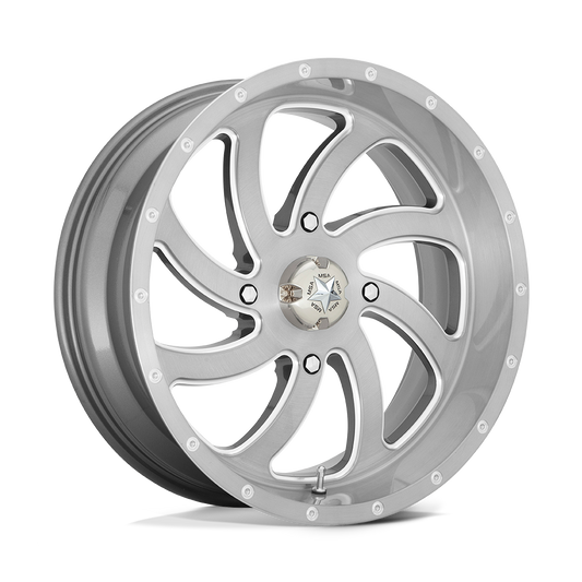MSA Offroad Wheels M36 SWITCH BRUSHED TITANIUM