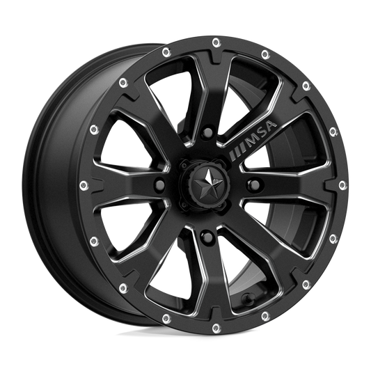 MSA Offroad Wheels M42 BOUNTY SATIN BLACK MILLED