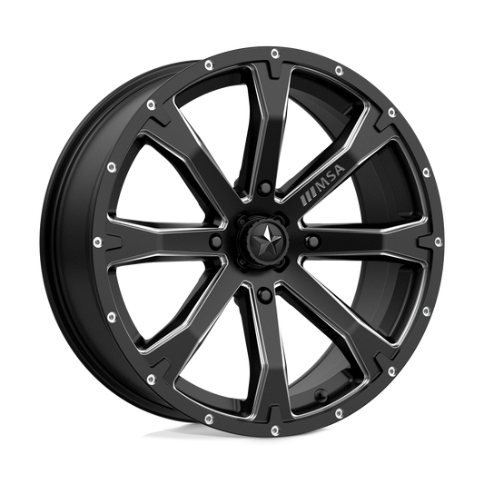 MSA Offroad Wheels M42 BOUNTY SATIN BLACK MILLED