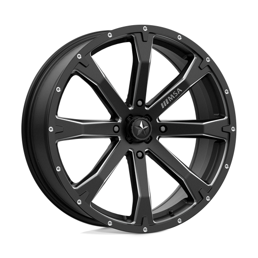 MSA Offroad Wheels M42 BOUNTY SATIN BLACK MILLED