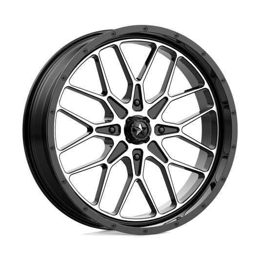 MSA Offroad Wheels M45 PORTAL GLOSS BLACK MACHINED