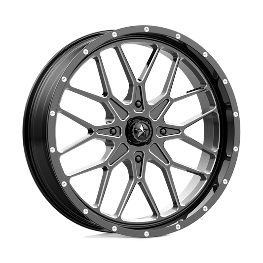 MSA Offroad Wheels M45 PORTAL GLOSS BLACK MILLED