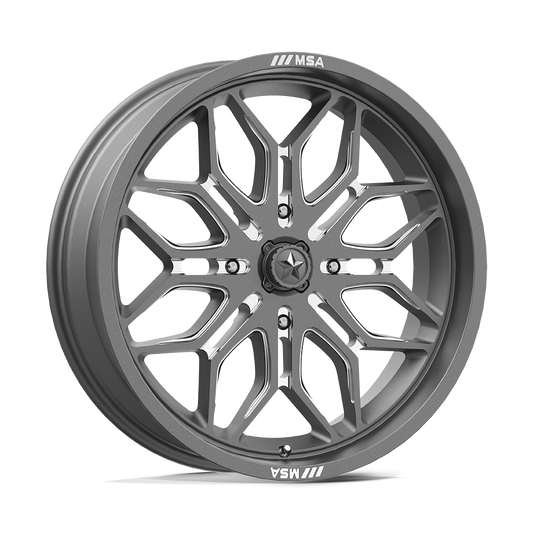 MSA Offroad Wheels M47 SNIPER GUNMETAL MILLED
